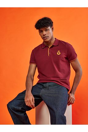 تیشرت زرشکی مردانه رگولار Galatasaray - کد 938639046