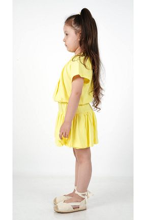 ست بالاتنه و پائین تنه زرد بچه گانه بافت c.c.l. coccolin kids baby clup - کد 938902842