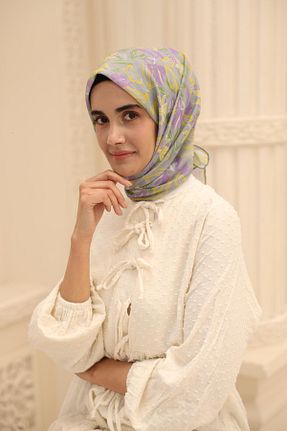روسری رنگی پلی استر Silk Home - کد 936638363