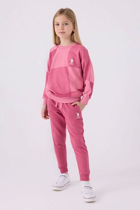 ست گرمکن بنفش بچه گانه پنبه پلی استر U.S. Polo Assn. - کد 855740169