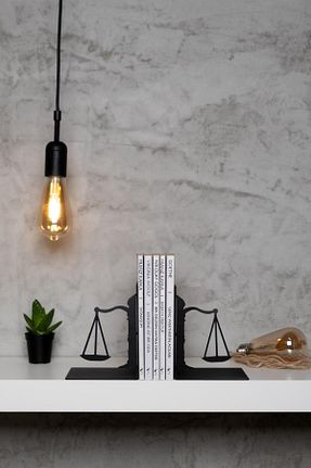پایه کتاب مشکی فلزی elfmetal - کد 810204031