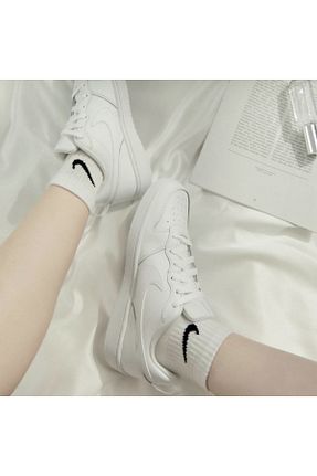 کفش پیاده روی سفید زنانه چرم اصل Nike - کد 921810069