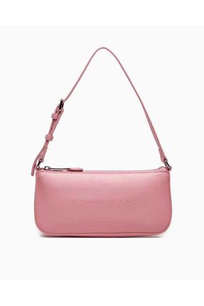کیف دوشی صورتی زنانه چرم مصنوعی Tommy Hilfiger - کد 841324798