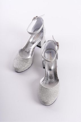 کفش مجلسی طوسی بچه گانه پاشنه ضخیم Miss Junior - کد 40794064