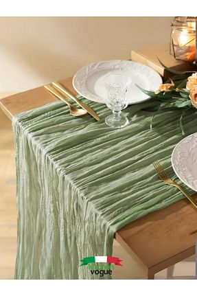 رومیزی خاکی پلی استر viventi - کد 939013620