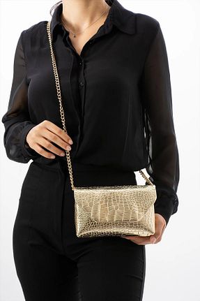 کیف دوشی متالیک زنانه چرم مصنوعی ONSTAR BAGS - کد 935519164