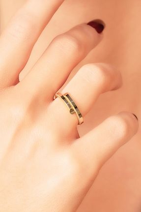 انگشتر طلا طلائی زنانه 14 عیار Fiyonk Kuyumculuk - کد 938715117