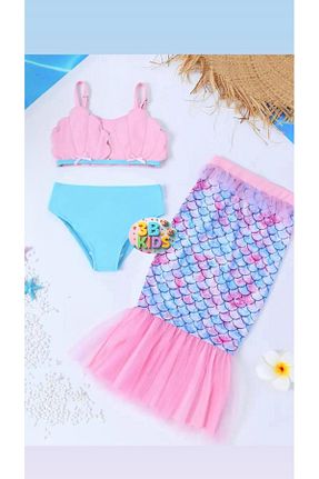 ست بیکینی رنگی بچه گانه مخلوط پلی آمید 3b kids - کد 936540088