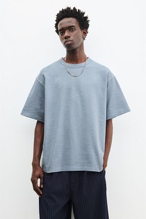 تیشرت آبی مردانه رگولار Pull & Bear - کد 938763136