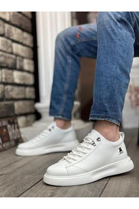 کفش کژوال سفید مردانه چرم مصنوعی Byshoes - کد 938766548