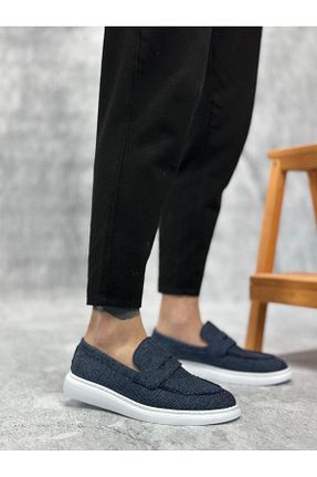 کفش کژوال سرمه ای مردانه پاشنه کوتاه (1 - 4 سانتی متر) Byshoes - کد 938768793