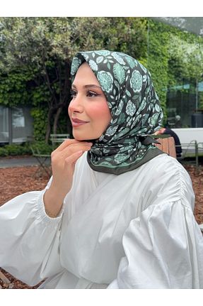 روسری رنگی پنبه پلی استر Mira İpek - کد 938777679
