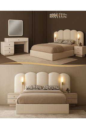 ست اتاق خواب بژ 6 inegölmobilyası - کد 739844024
