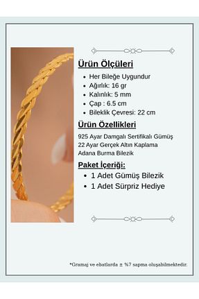 دستبند نقره رنگی زنانه 925 عیار OSMANLI GÜMÜŞ - کد 839614128
