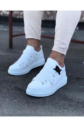 کفش کژوال سفید مردانه پاشنه کوتاه (1 - 4 سانتی متر) Byshoes - کد 938761849