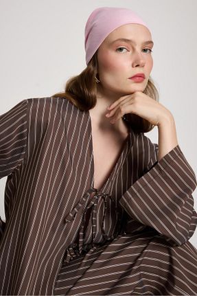 ست بالاتنه و پائین تنه قهوه ای زنانه بافتنی minaaise - کد 938780191