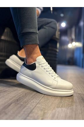 کفش کژوال سفید مردانه پاشنه کوتاه (1 - 4 سانتی متر) Byshoes - کد 938771679