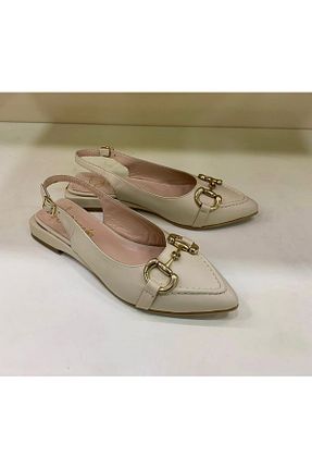 بابت بژ زنانه چرم خالص evva shoes - کد 938772982