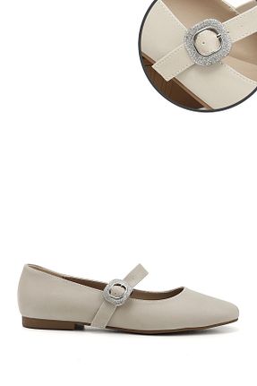 بابت بژ زنانه چرم مصنوعی GÖNDERİ(R) - کد 903987109