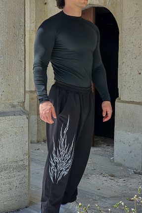 شلوار کرمگن مشکی زنانه Relaxed Liber - کد 932935002