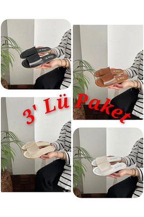 دمپائی خانگی بنفش زنانه چرم مصنوعی Behtah Kundura - کد 832436745