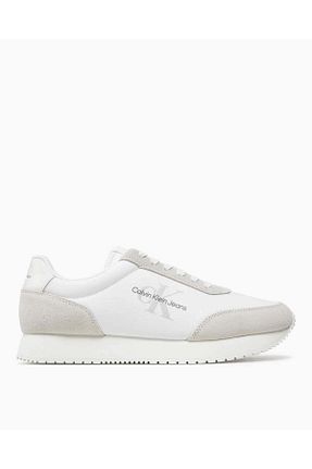 کفش اسنیکر سفید مردانه بند دار Calvin Klein - کد 859492530