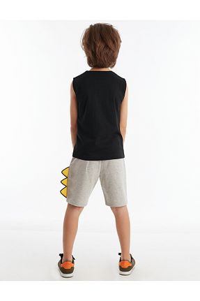 شلوارک و برمودا مشکی بچه گانه پلی استر Denokids - کد 251848639