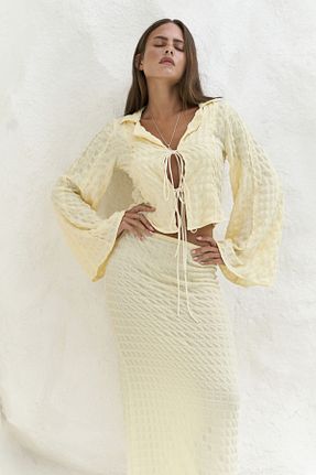 ست بالاتنه و پائین تنه رنگی زنانه پنبه ای MAİ COLLECTİON - کد 938819187