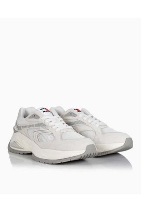 کفش اسنیکر سفید مردانه بند دار Tommy Hilfiger - کد 839639428