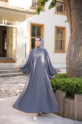 لباس حجاب طوسی زنانه رگولار KADEEM - کد 867643842