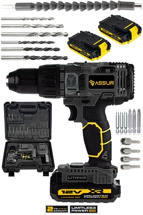 پیچ گوشتی شارژی ASSUR - کد 869544300