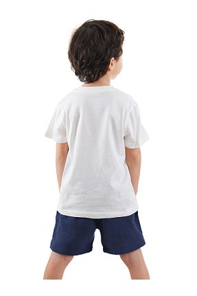 ست بالاتنه و پائین تنه سرمه ای بچه گانه بافت Denokids - کد 898692176