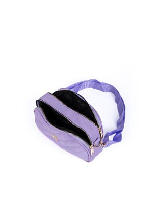 کیف دوشی بنفش زنانه چرم مصنوعی Manca - کد 938866528