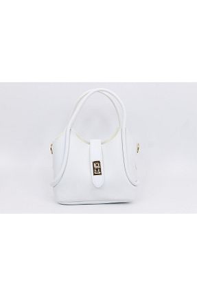 کیف دوشی سفید زنانه چرم مصنوعی CKR BAGS - کد 936513301