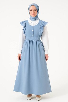 لباس حجاب آبی بچه گانه بافتنی ARBİ kids - کد 939027198