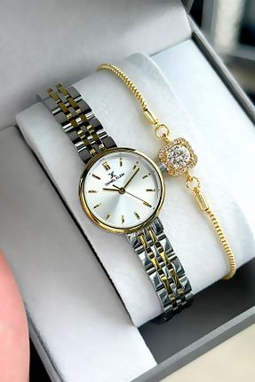 ساعت مچی طلائی زنانه 31-35 میلی متر Daniel Klein - کد 261050561
