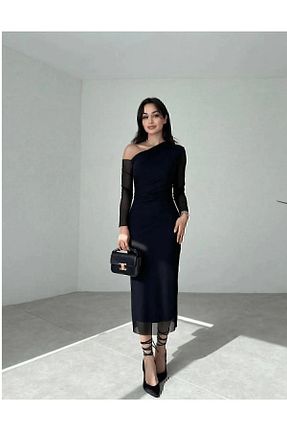لباس طوسی زنانه بافت MODAF - کد 896241099