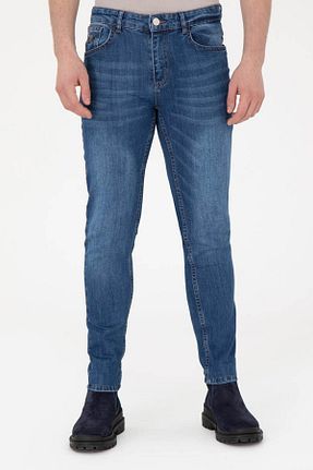 شلوار آبی مردانه پنبه ای U.S. Polo Assn. - کد 883862437