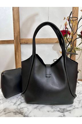 کیف دوشی مشکی زنانه چرم خالص Liva style - کد 938924064