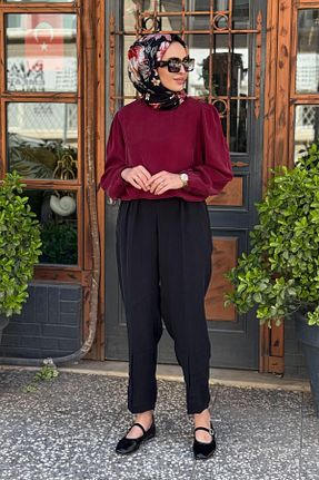 شلوار حجاب مشکی زنانه پنبه ای MissWhence - کد 938931373