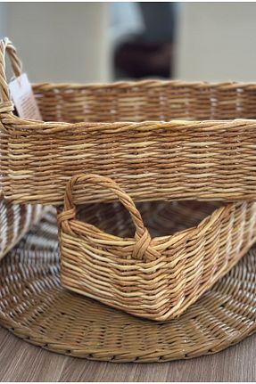 سبد قهوه ای بامبو AFRALYAHOME - کد 702754512
