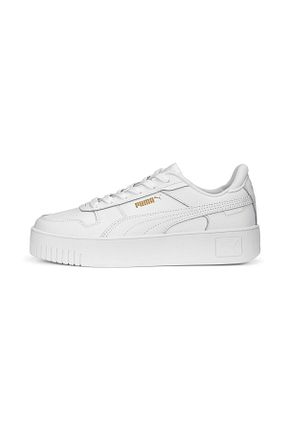 کفش اسنیکر سفید زنانه بند دار Puma - کد 458838988