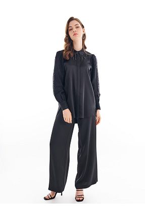 بلوز حجاب مشکی زنانه رگولار Kayra - کد 815840767