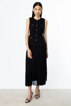 لباس مشکی زنانه بافتنی Ekol - کد 937425773