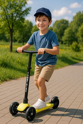 اسکوتر بچه گانه زرد بچه گانه 3 TommyBike - کد 928956453