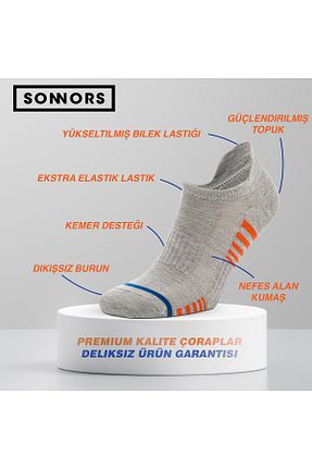 جوراب طوسی زنانه پنبه ای SONNORS - کد 936500074