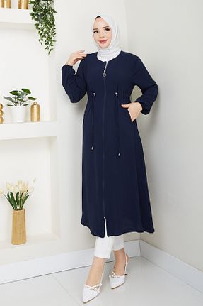 کلاه و ابایا سرمه ای زنانه پنبه پلی استر modapark.ist - کد 937426986
