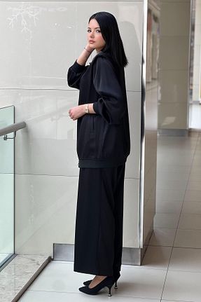 ست بالاتنه و پائین تنه مشکی زنانه بافتنی Missemramiss - کد 928950987