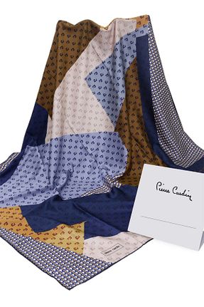 روسری سرمه ای پلی استر Pierre Cardin - کد 159368186