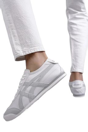 کفش اسنیکر سفید زنانه بند دار BS BEYAZ SHOES - کد 937446804
